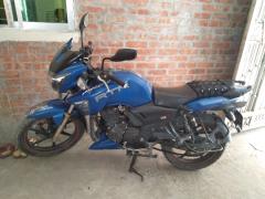 TVS Apache RTR 150 Matt Blue